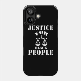 justice for black people Phone Case