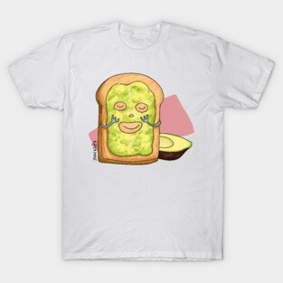 Toast with Avocado mask T-Shirt