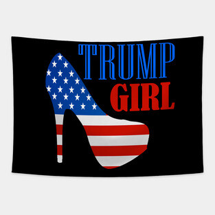 Trump girl 2020 voting... Tapestry