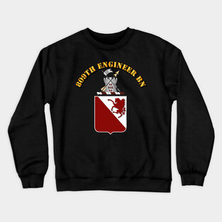 809th Engineer Bn - Coat of Arms Crewneck Sweatshirt