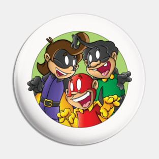 Circle the Wagons Pin