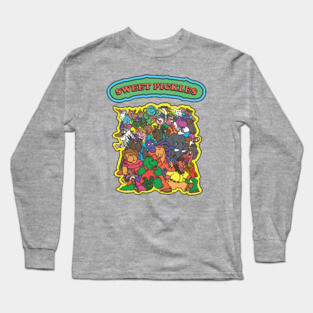 Sweet Pickles - Retro Reading Books Long Sleeve T-Shirt