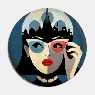 Cinema girl Pin