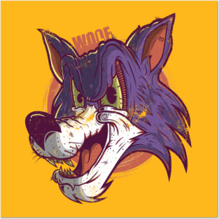 WOLF CARTOONS  Design T-shirt STICKERS CASES MUGS WALL ART NOTEBOOKS PILLOWS TOTES TAPESTRIES PINS MAGNETS MASKS Posters and Art