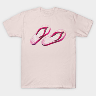 Flip Flops Watercolor T-Shirt