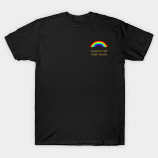 Small Essential Employee Meme Rainbow T-Shirt