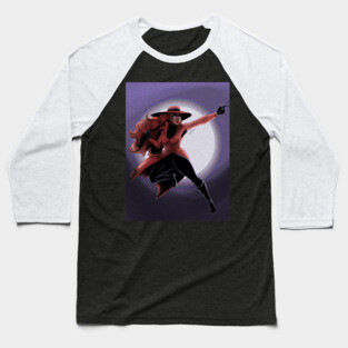 Carmen Sandiego Baseball T-Shirt
