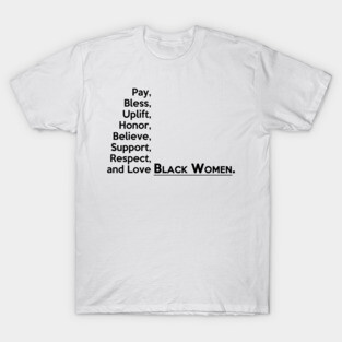 Black Women (Black Text) T-Shirt
