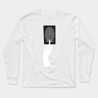 Hand holding Magic card Long Sleeve T-Shirt