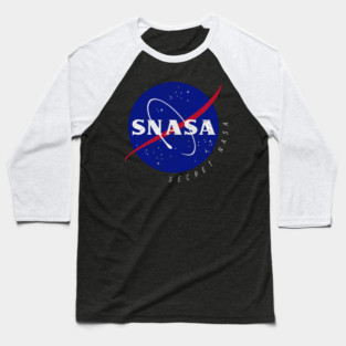 SNASA (Secret NASA Logo) Baseball T-Shirt