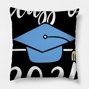 Class Of 2024 Senior Graduation Pillow