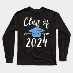 Class Of 2024 Senior Graduation Long Sleeve T-Shirt