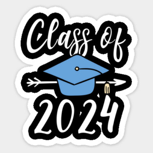 Class Of 2024 Senior Graduation Sticker
