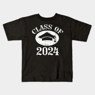 Class of 2024 Shirt Grow With Me First Day School Graduation Kids T-Shirt