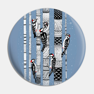 Woodpecker Pin