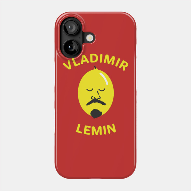 Vladimir Lemin (Lenin Lemon) Phone Case by dumbshirts