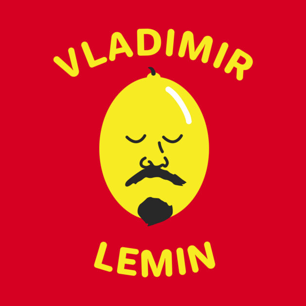 Vladimir Lemin (Lenin Lemon) by dumbshirts
