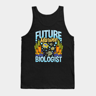 Cute & Funny Future Marine Biologist Biology Tank Top