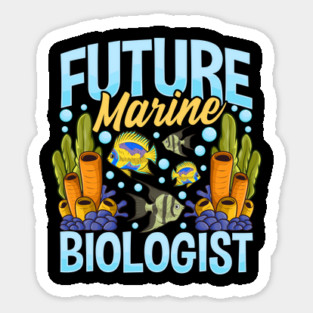 Cute & Funny Future Marine Biologist Biology Sticker