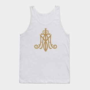 Virgin Mary Monogram Ave Maria Tank Top