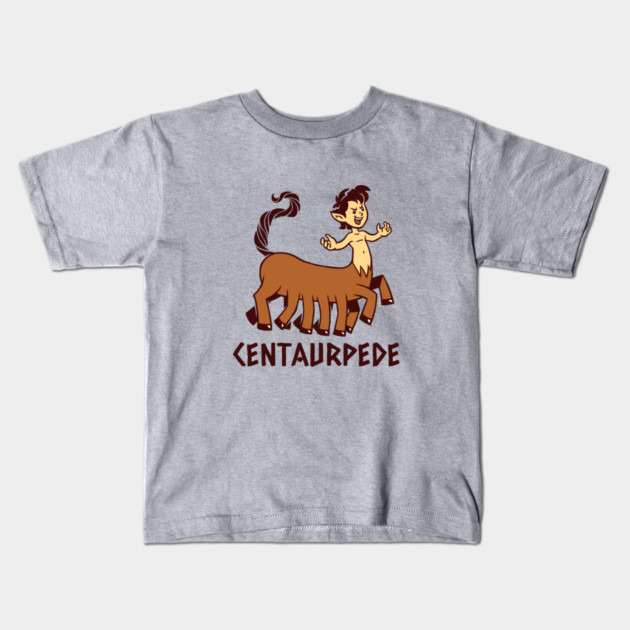 Centaurpede Kids T-Shirt by dumbshirts