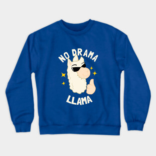 No Drama Llama Crewneck Sweatshirt