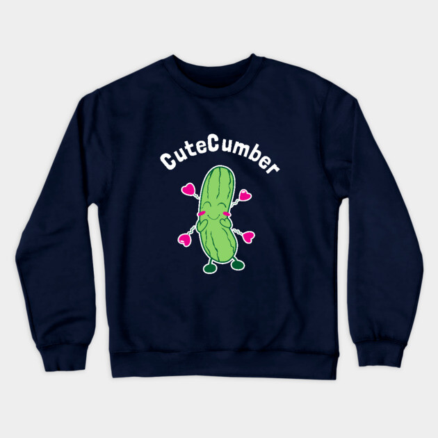 Cutecumber Crewneck Sweatshirt by dumbshirts