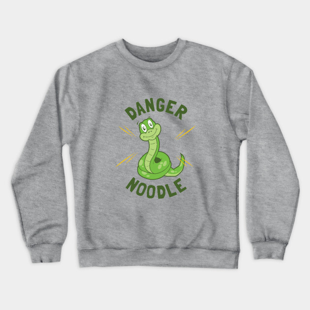 Danger Noodle Crewneck Sweatshirt by dumbshirts