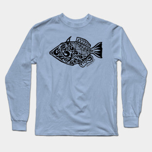 Hawaiian Humu Long Sleeve T-Shirt