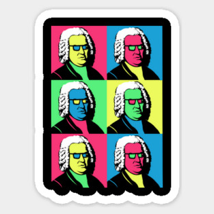 Bach Pop Art Magnet