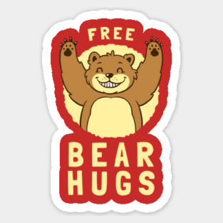 Free Bear Hugs Sticker