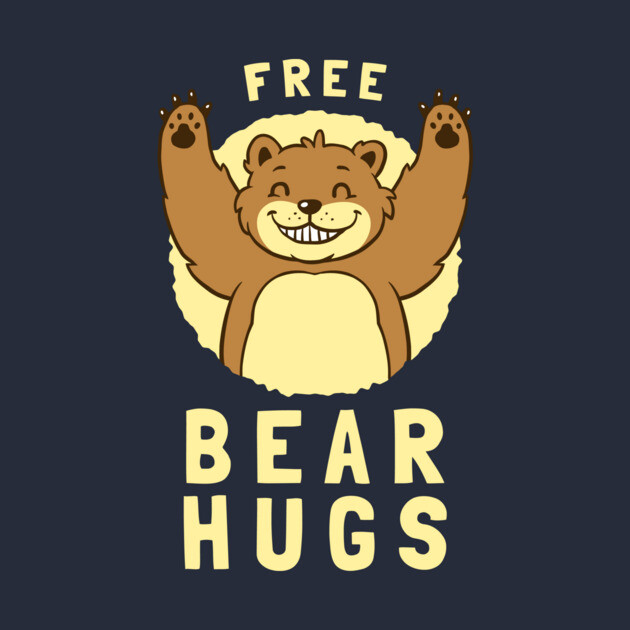 Free Bear Hugs by dumbshirts