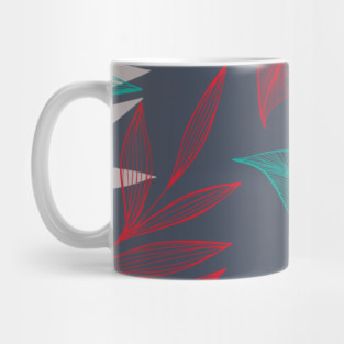 Pattern with tropical plants Mug