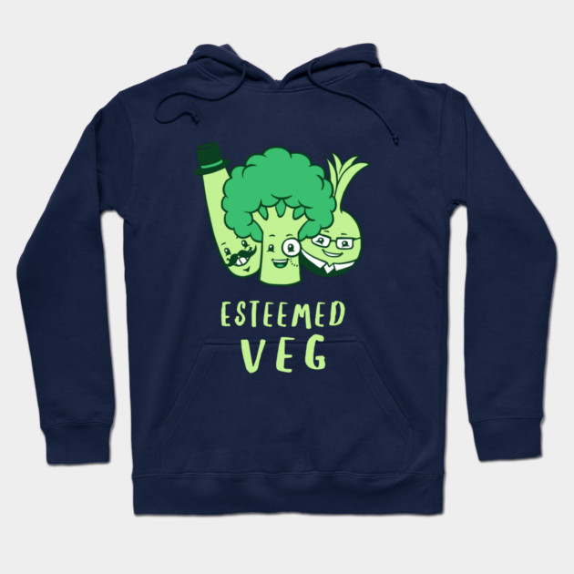 Esteemed Veg Hoodie by dumbshirts