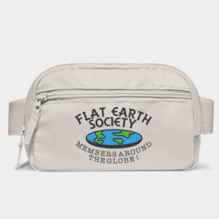 Flat Earth Society - Members Around The Globe Bag