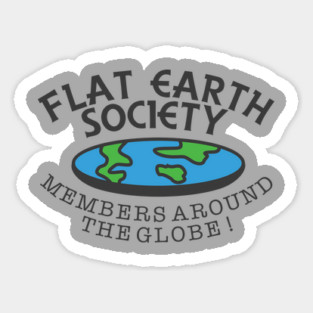 Flat Earth Society - Members Around The Globe Magnet