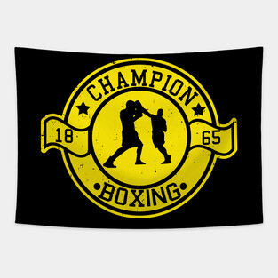 Boxing Champion Tapestry