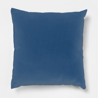 Aegean Blue Plain Solid Color Pillow