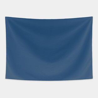 Aegean Blue Plain Solid Color Tapestry