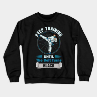 Black Belt Workout Crewneck Sweatshirt