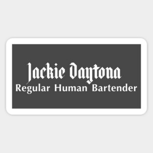 Jackie Daytona Sticker