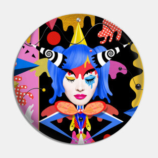 POP ART DIVA Pin