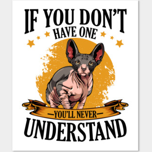 Sphynx Cat Posters and Art