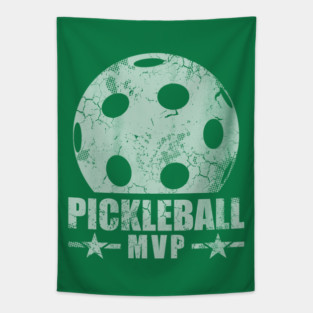 Pickleball MVP Player Team Coach Tournament Sports Tapestry