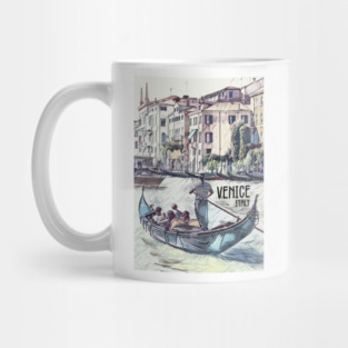Venice Italy Vintage style poster Mug