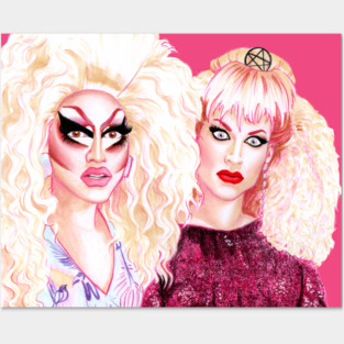 Trixie and Katya Posters and Art