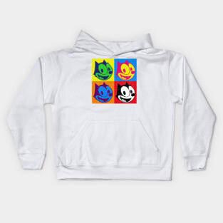 Felix The Cat ✅ Pop Art Kids Hoodie
