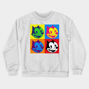 Felix The Cat ✅ Pop Art Crewneck Sweatshirt