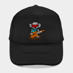 Koala Playing a Bass Guitar Hat