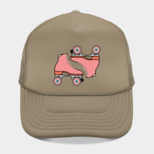 Mid Century Inspired Roller Skates Design Hat